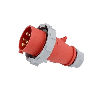 Priză industrială 3P+E{+N rezistentă la apă IP67 63A roșu