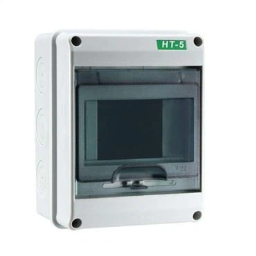 Capac transparent ABS IP65 Cutie de protecție pentru distribuția puterii pentru întrerupător de circuit în interior pe perete 5 căi